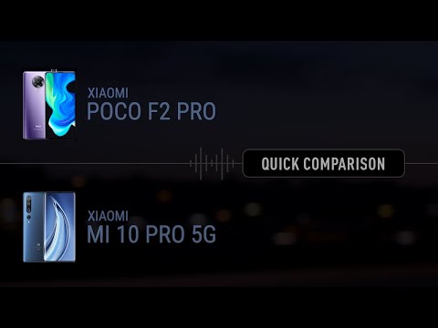 Xiaomi Poco F2 Pro vs Xiaomi Mi 10 Pro 5G // Comparison