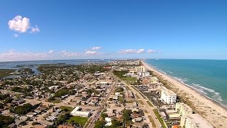 preview picture of video 'Yuneec Q500 Typhoon Drone First Flight Cocoa Beach Aerial Video'
