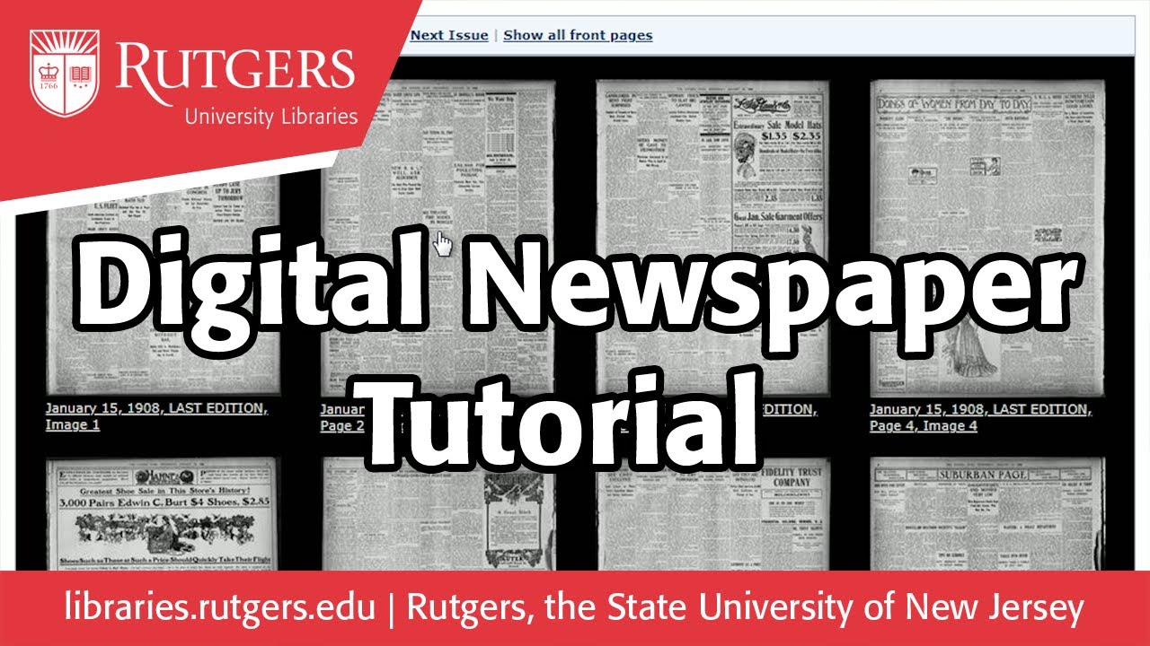 NJDNP Digital Newspaper Tutorial