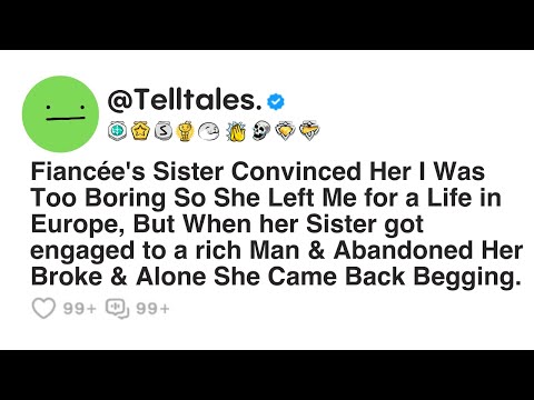 Fiancée's Sister Convinced Her I Was Too Boring So She Left Me for a Life in Europe, But When her...