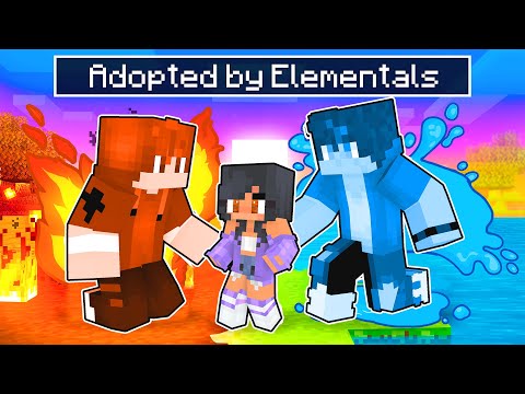 Aphmau Fan - APHMAU Adopted by ELEMENTALS FAMILY in Minecraft! - Parody Story (Ein, Aaron, KC GIRL)