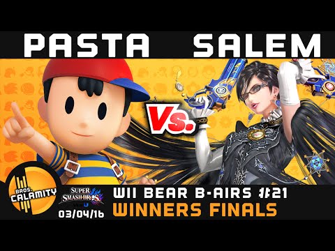 WBB #21 | BlazingPasta (Ness, Peach) vs CT Salem (Bayonetta) - Winners Finals - Smash 4 Wii U