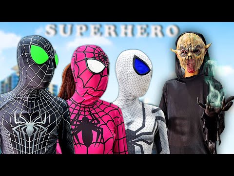 Superheroes VS Aliens | The Return of White Hero ( Special Action Movie ) - Bunny Life