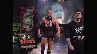 Big Show Entrance with the WWF Aggression Rap Song | RAW IS WAR 2000