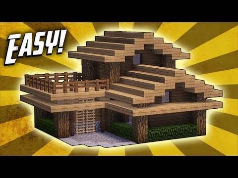 Minecraft: How To Build A Survival Starter House Tutorial (#9)