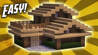 Minecraft: How To Build A Survival Starter House Tutorial (#9)