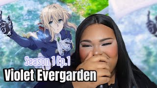 🤍🍃First Time Watching Violet Evergarden |Season 1 Episode 1