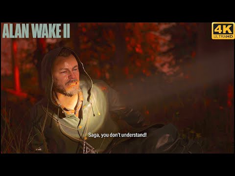 Alan Gets Taken by The FBC Scene - Alan Wake 2 (4K 60FPS)