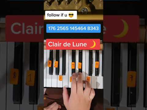 Clair de Lune (Easy Piano Tutorial)