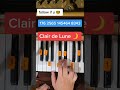 Clair De Lune Easy Piano Tutorial