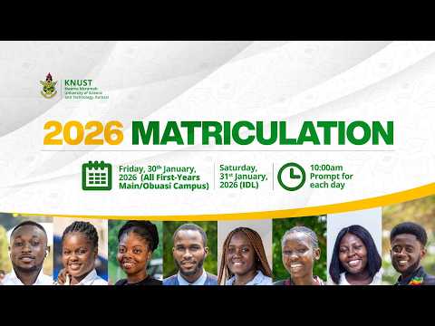 2026 Virtual Matriculation Ceremony