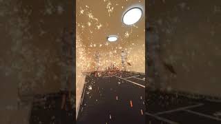 部屋の中に溶けた鉄をぶちまけてみた#shorts video