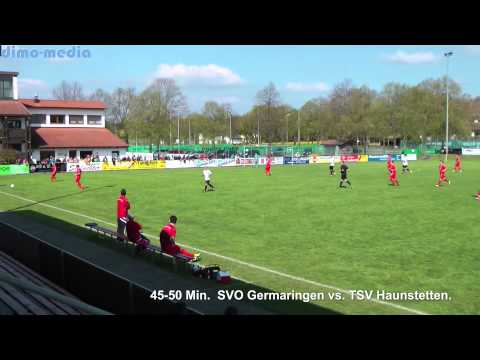 SVO Germaringen vs TSV Haunstetten-Spielszenen und Tore 05.Mai 2013]