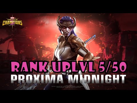 Proxima Midnight Rank Up Lvl 5/50