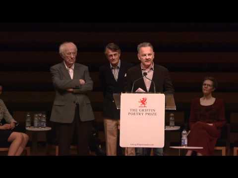 Robin Robertson pays tribute to Ireland's Seamus Heaney at the Griffin Poetry Prize 2012 readings