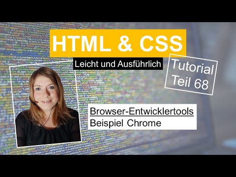 CSS & HTML Browser Developer Tools, HTML Tutorial German Part 68