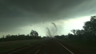 Andy Gabrielson Archive: Multiple Vortex Tornadoes - Wakita, OK - May 10, 2010