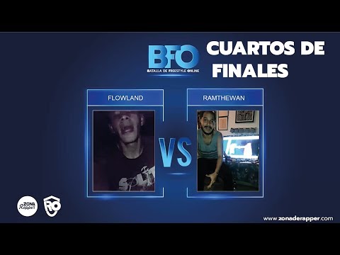 FLOWLAND VS RAMTHEWAN BFO LA BATALLA DE FREESTYLE ONLINE - CUARTOS DE FINAL