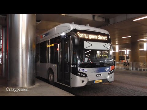Eerste Nieuwe Hybrid bus RET op Zuidplein Rotterdam