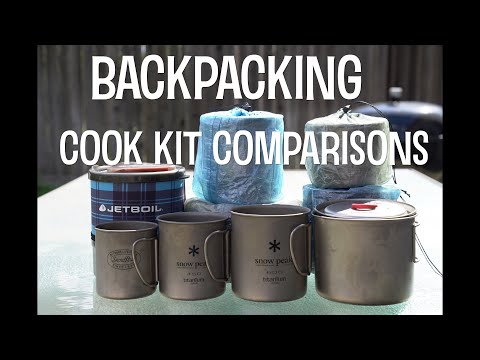 Backpacking Cook Kit Comparisons