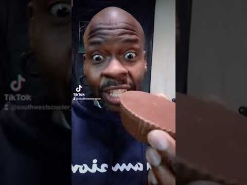 Reese's peanut butter. Two half pound peanut butter cups and I got from Kohl's.