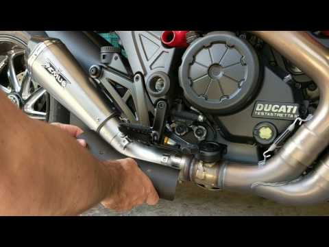 Ducati Diavel - Remus Slip-on Exhaust installation (How-to)