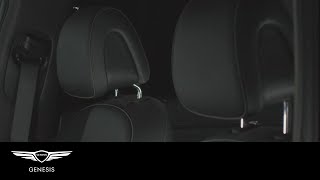 Adjusting Your Headrest | Genesis GV60 | How-To | Genesis USA