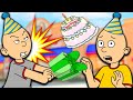 Classic Caillou Misbehaves At Caillou S Birthday Party Grounded