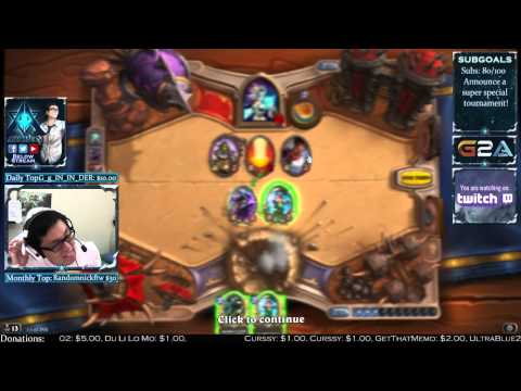 Hearthstone Amaz Playing Top Ranked Constructed Mage And Arena