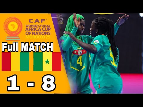 Senegal vs Guinea  Futsal WAFCON 2025 Highlights Africa Cup Of Nations 2025