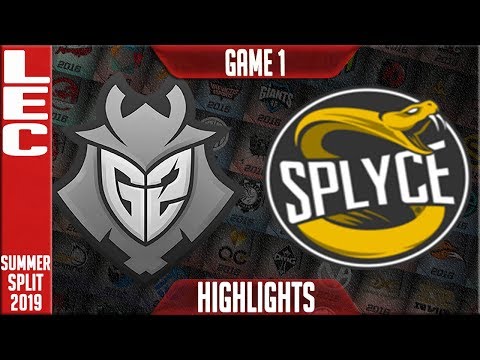 G2 vs SPY Highlights | LEC Summer 2019 Week 1 Day 1 | G2 Esports vs Splyce