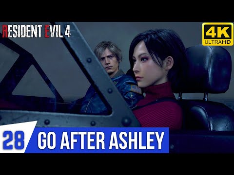 RESIDENT EVIL 4 REMAKE Gameplay Part 28 - Go After Ashley (Chapter 13) | 4K Gameplay