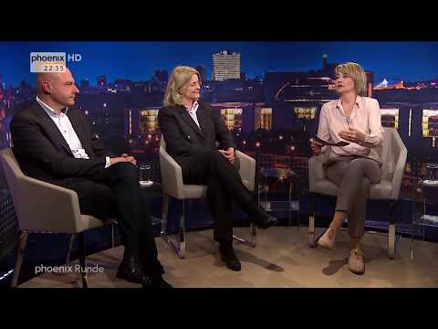 phoenix Runde: "Das erste Kräftemessen - Merkels Regierungserklärung" vom 21.03.2018