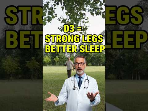 Seniors: Why Vitamin D3 Is the Key to Strong Legs & Better Sleep