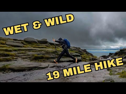 A WET & WILD 19 Mile Hike..Kinder Scout Skyline Walk..