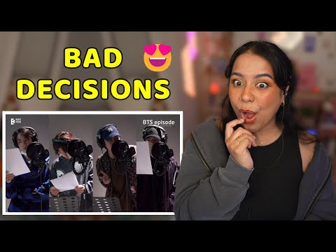 THOSE VOCALS OMG...🔥 BTS ‘Bad Decisions’ Recording Sketch Reaction!