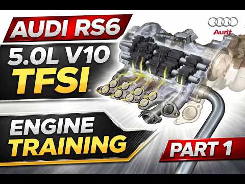 Audi RS6 5.0L V10 TFSI Engine Service Training | Part 1