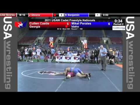Cadet Freestyle 105 - Cullen Castle (GA) vs. Mikel Perales (ID)