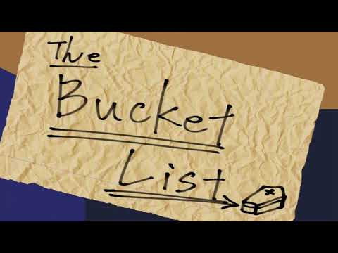 造形デザイン学科 タイトルバックのリ・デザイン：映画『最高の人生の見つけ方』／redesign of title background『The Bucket List』