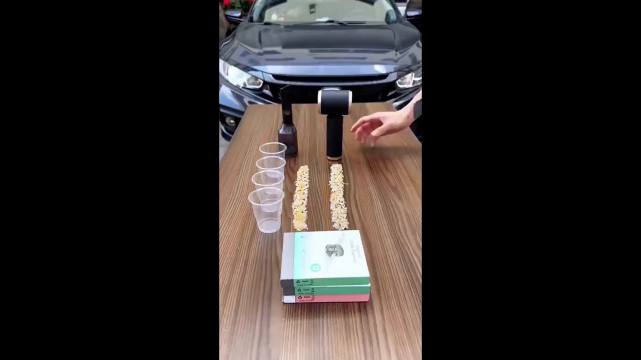 Veja o aspirador em ação