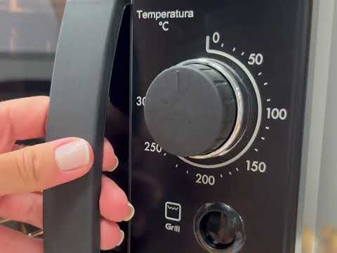 Video thumbnail of Forno Terim Elétrico Bancada Top 60 Collor Amarelo 60 Litros