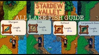 All Lake fish guide - Stardew Valley