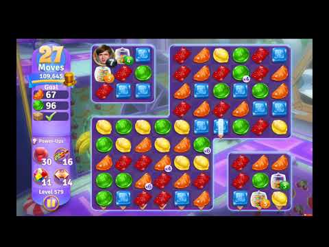 Wonka's World of Candy Level 579 NO BOOSTERS - A S GAMING ✔