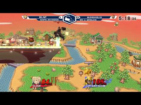 The Invasion Wii U Singles - BlaP (Cloud) vs Bungholio (Captain Falcon) - WR1