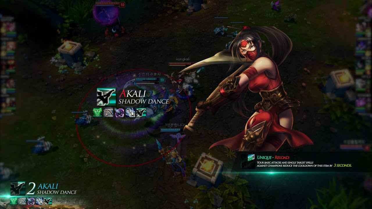 Liên Minh Huyền Thoại: Akali trong tay cao thủ Hàn xẻng