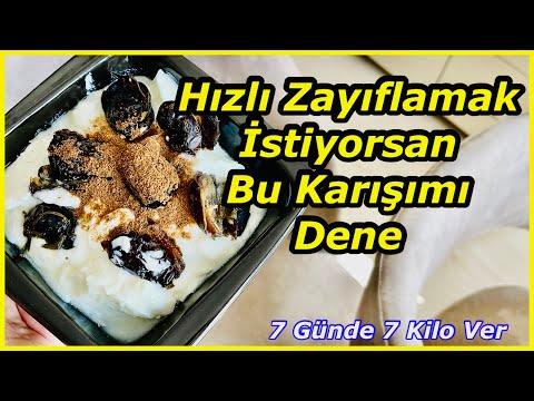 Date Yogurt Diet to Lose 7 Kilos in 7 Days - Tested Expert Recipe