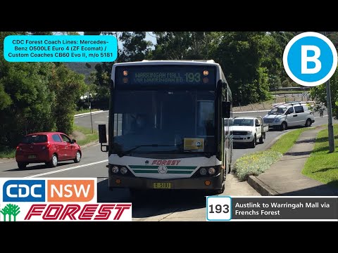 CDC Forest Coach Lines: Mercedes-Benz O500LE Euro 4 / Custom Coaches CB60 Evo II, m/o 5181