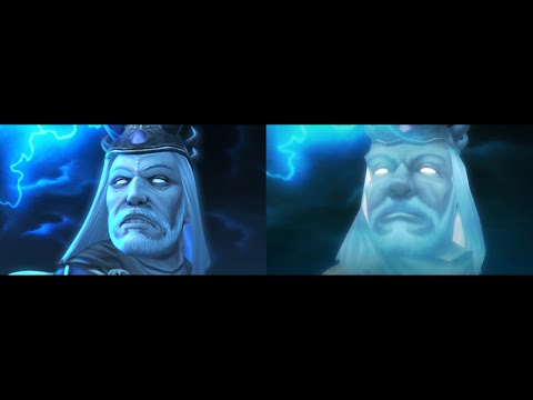 Fall of the Lich King Ending - Remastered vs Original comparison