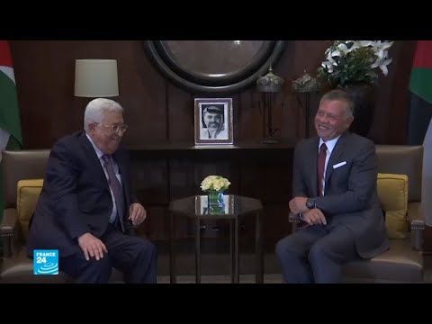 الرئيس الفلسطيني محمود عباس في الأردن