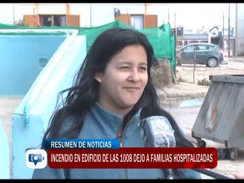 Incendio en edificio de las 1008 dejo a familias hospitalizadas